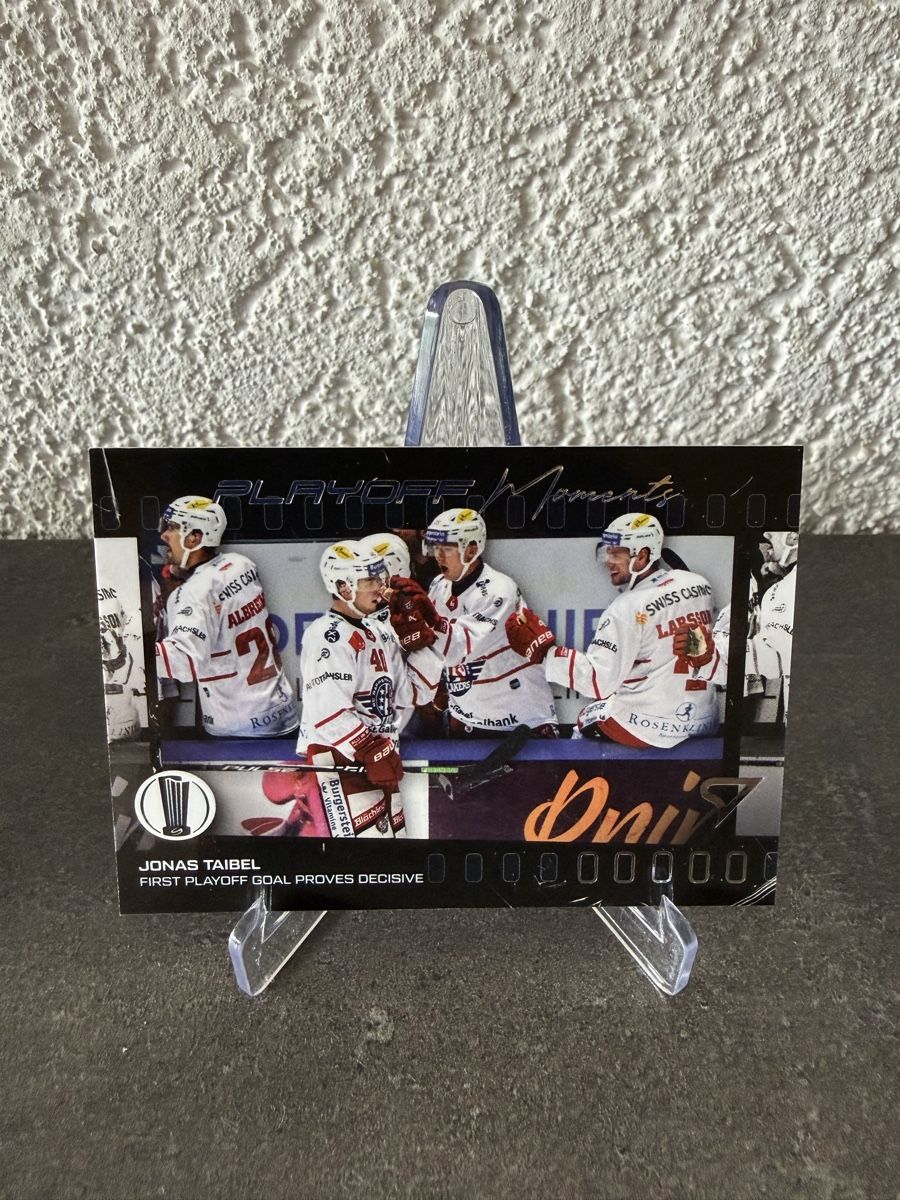 Sportzoo Cartes à collectionner: Jonas Taibel - playoff moments – D'occasion à Réchy par Leeroy1998