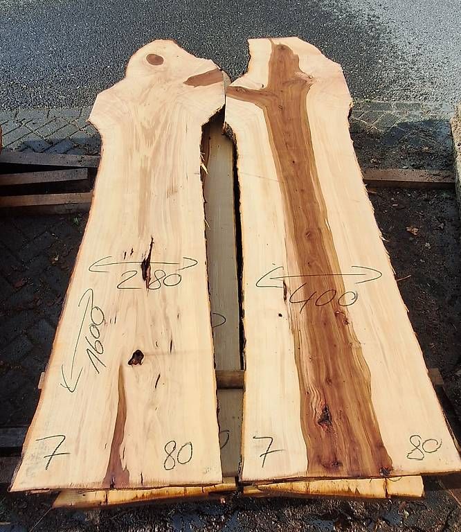 Articoli in legno: Apfelholzbretter 80mm, 4 Stück – Usato da Waldkirch venduto da bauprofi87 1