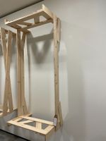 Lit simple en bois neuf (sans lattes) - Enzo Mari / MBAL
