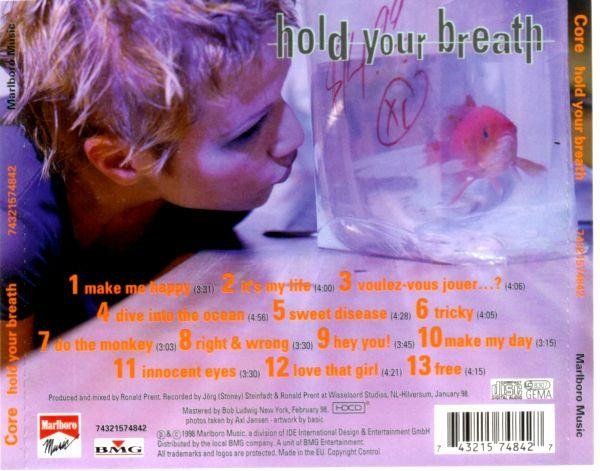 CDs: Core – Hold Your Breath - Vergriffen! - b – D'occasion à Brittnau par Zibu 1