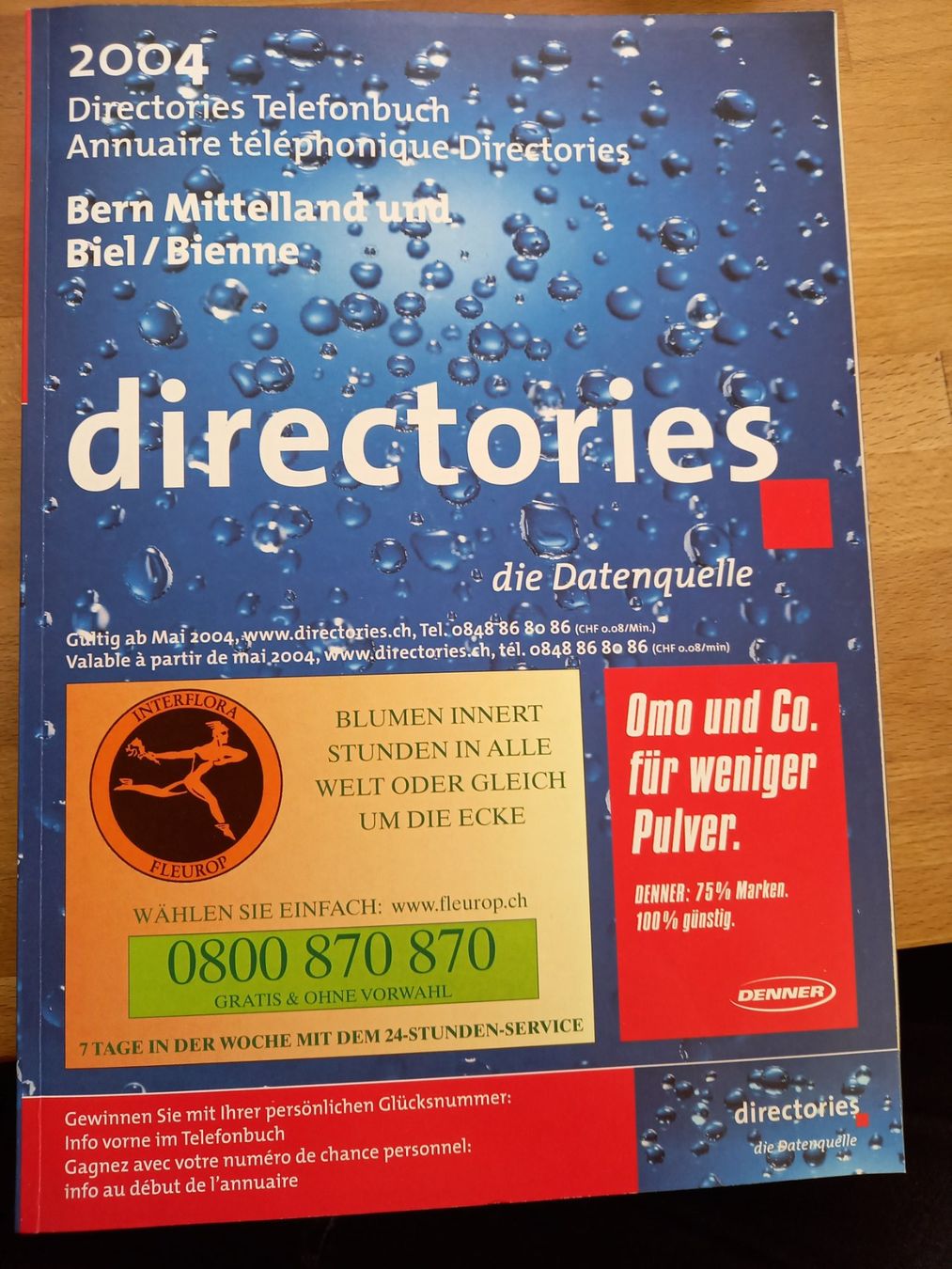 Bücher: Telefonbuch Nr. 6 2004 – Neu (gemäss Beschreibung) aus Biglen von BrockenhausGruenspan