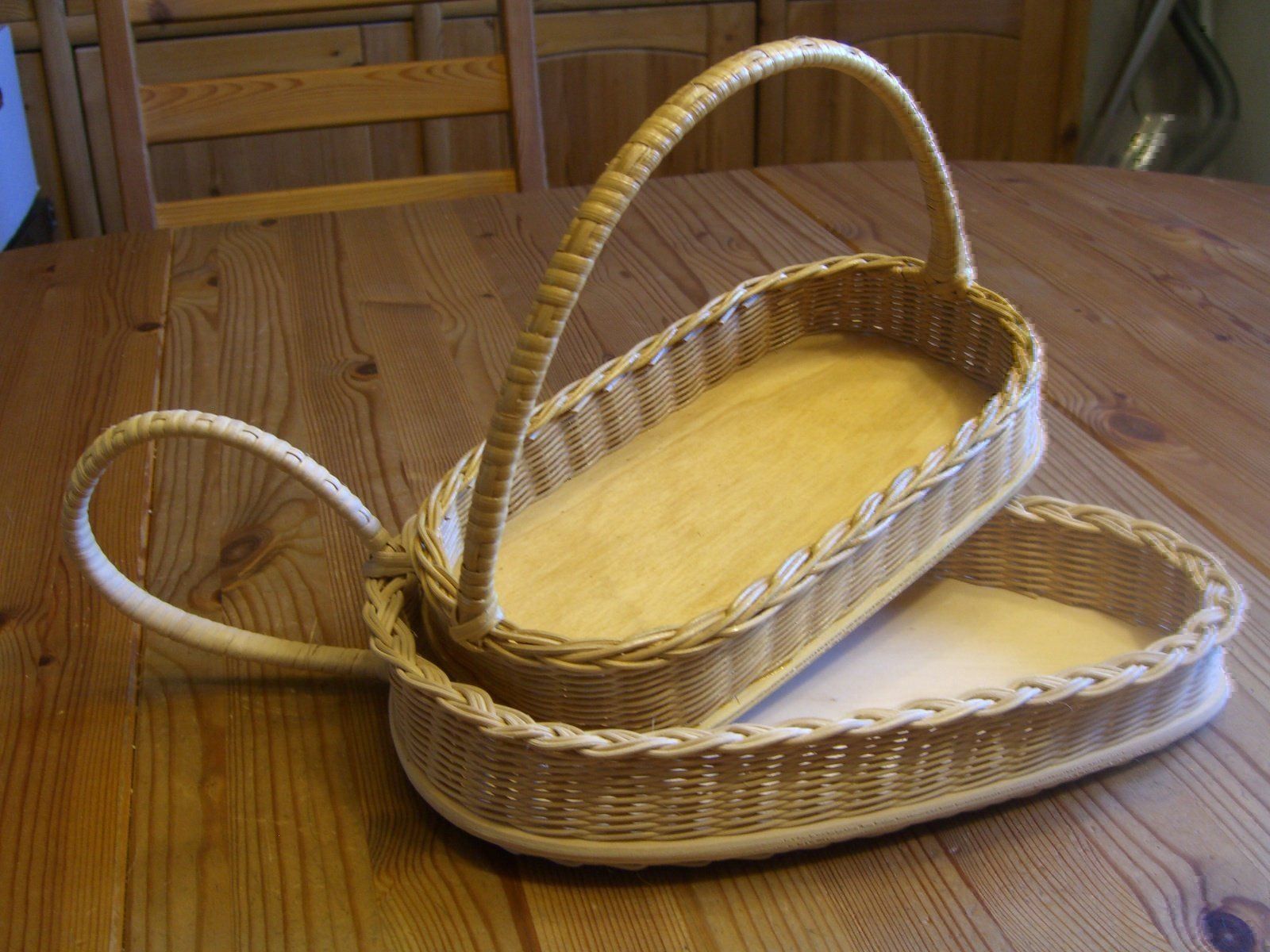 Kit bricolage: 2 dekorative Peddigrohr "Körbchen" – Usato da Winterthur venduto da Gaia 5