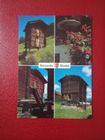 AK Kanton Wallis Raccards Stadel mehrbildrig (956)