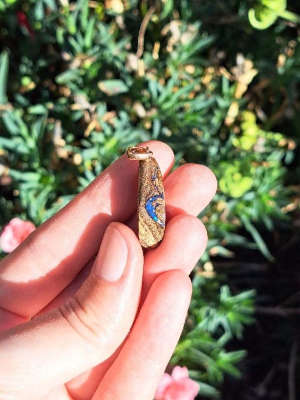 Pietre preziose: Boulder Opal aus Australien Anhänger – Nuovo e nell'imballaggio originale da Richterswil venduto da Viorella 3