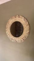 IKEA Boho Wandspiegel aus Naturfaser