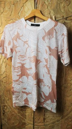 Stylisches Tropical Boho T-Shirt Sommerfeeling - M