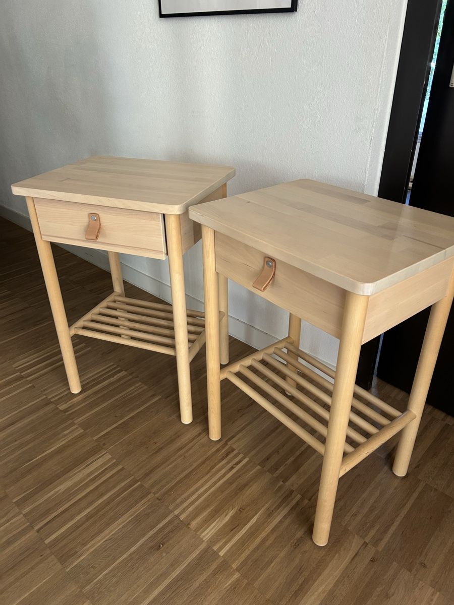 Tables de nuit: 2 IKEA Björksnäs Nachttische – Neuf (Voir description) à Zürich par jul_g6jp 1