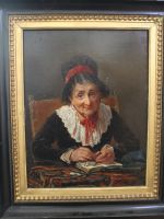 Magnifique portait d'une vieille dame
