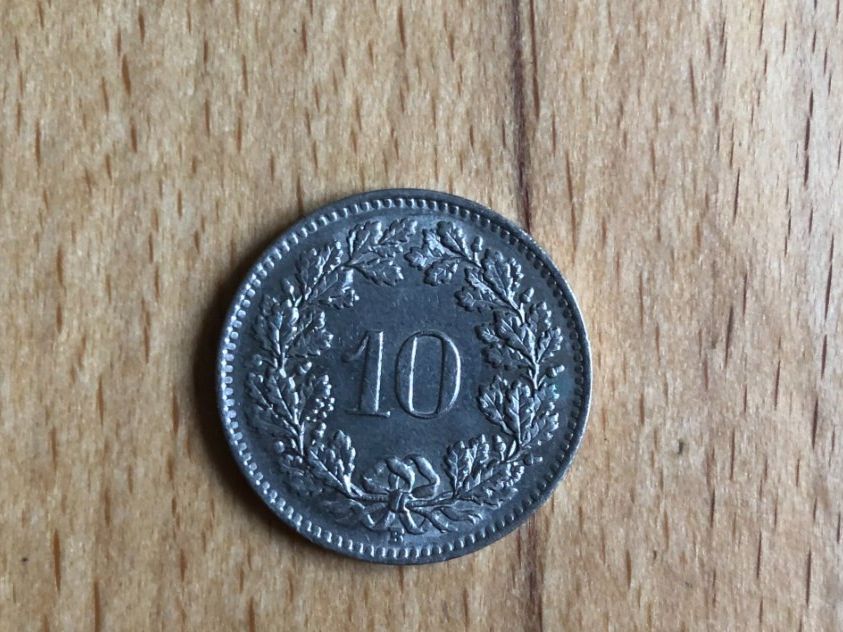 Tutti le monete: 10 Rappen 1964 B Schweiz – Usato da Basel venduto da Cambes 1