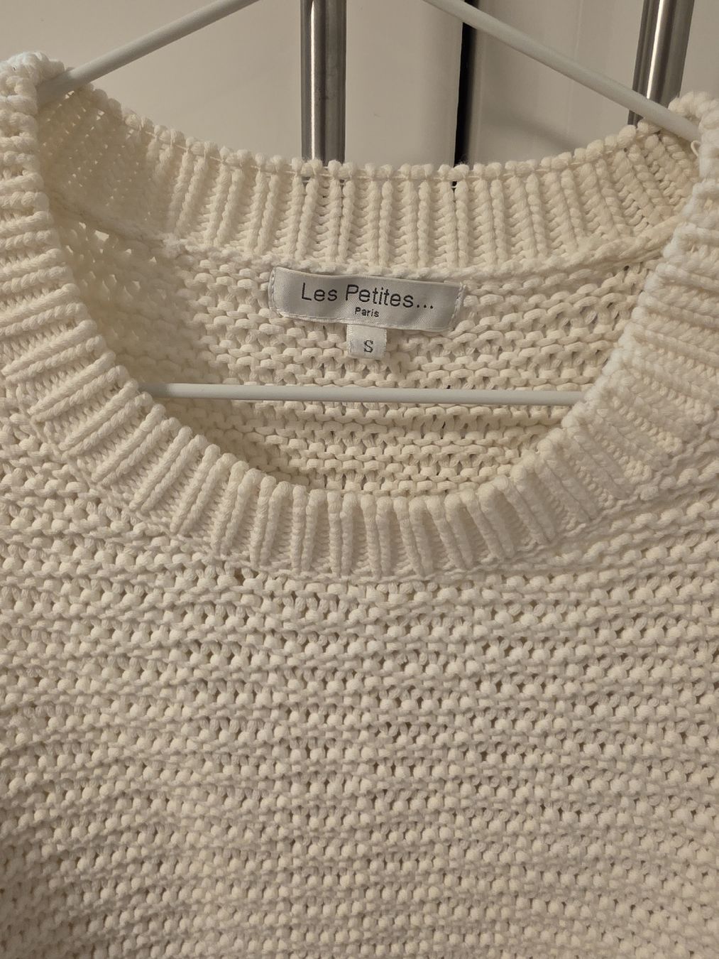 Pullover & Sweatshirts: Off-white cotton pullover from Les Petites – Gebraucht aus Zürich von lit_n7pb 3