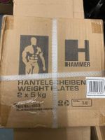 Hammer Hantelscheiben 2x5kg Scheiben Gewichtsplatten