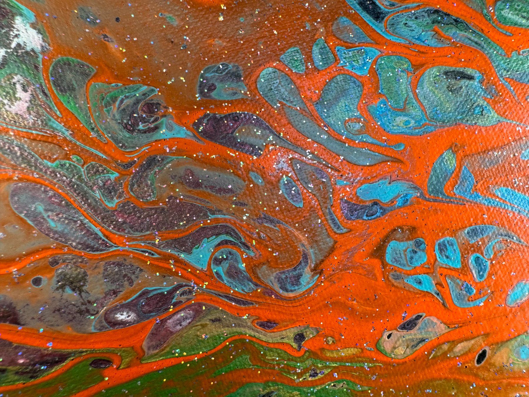 Dipinti: Acryl-Flüssigmalerei, Dreieck – Usato da Schlieren venduto da MayaSheng1983 1