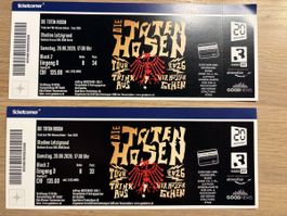 2x TOTEN HOSEN Tickets 20.06.26 Stadion Letzigrund Sitzplatz