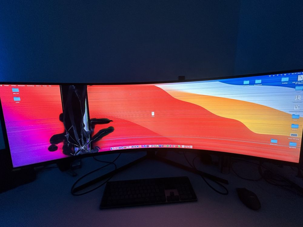 Achteter 49 Curved Gaming Monitor Odyssey G9