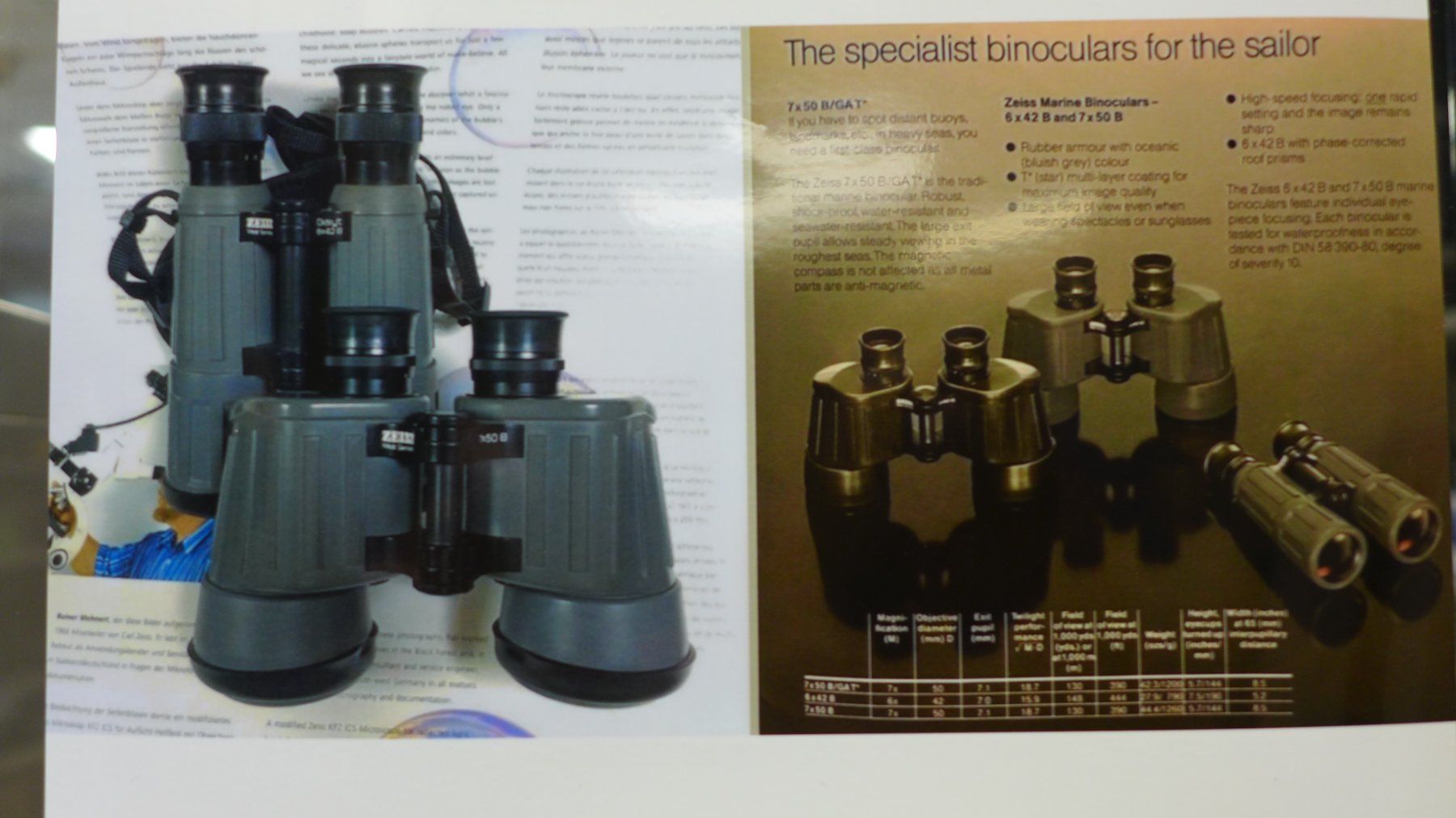 Zeiss Binocoli: Zeiss 7X50 BT  Skipper – Usato da domodossola venduto da Fernglaser 8
