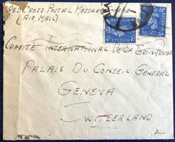 Grossbritannien Zensurbrief -Int.Komitee Roten Kreuz Genève