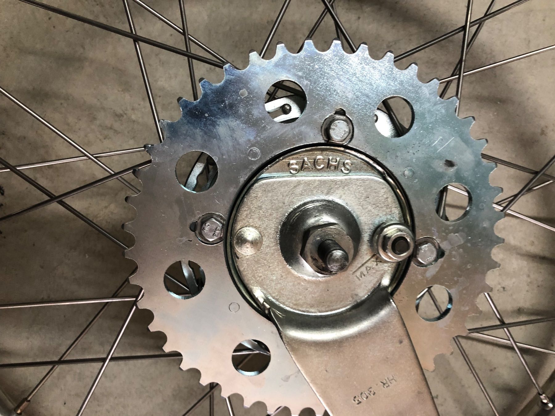 Pneumatici & Ruote complete: Hinterrad Puch NS – Usato da Rheineck venduto da rom-ano63
