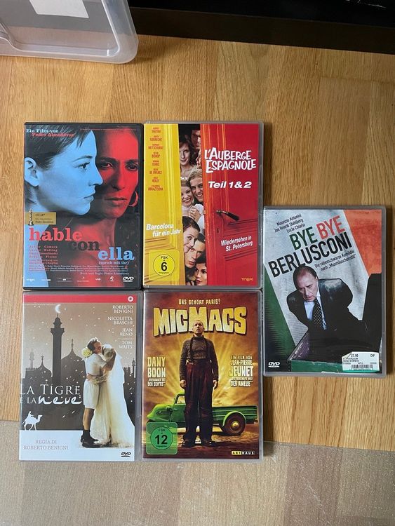Package 5 DVDs "french/italo/latino" | Kaufen auf Ricardo