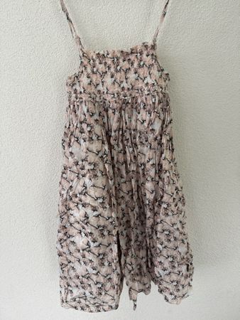 Pomp de lux Kleid Gr. 140 Blumenmuster Top Zustand