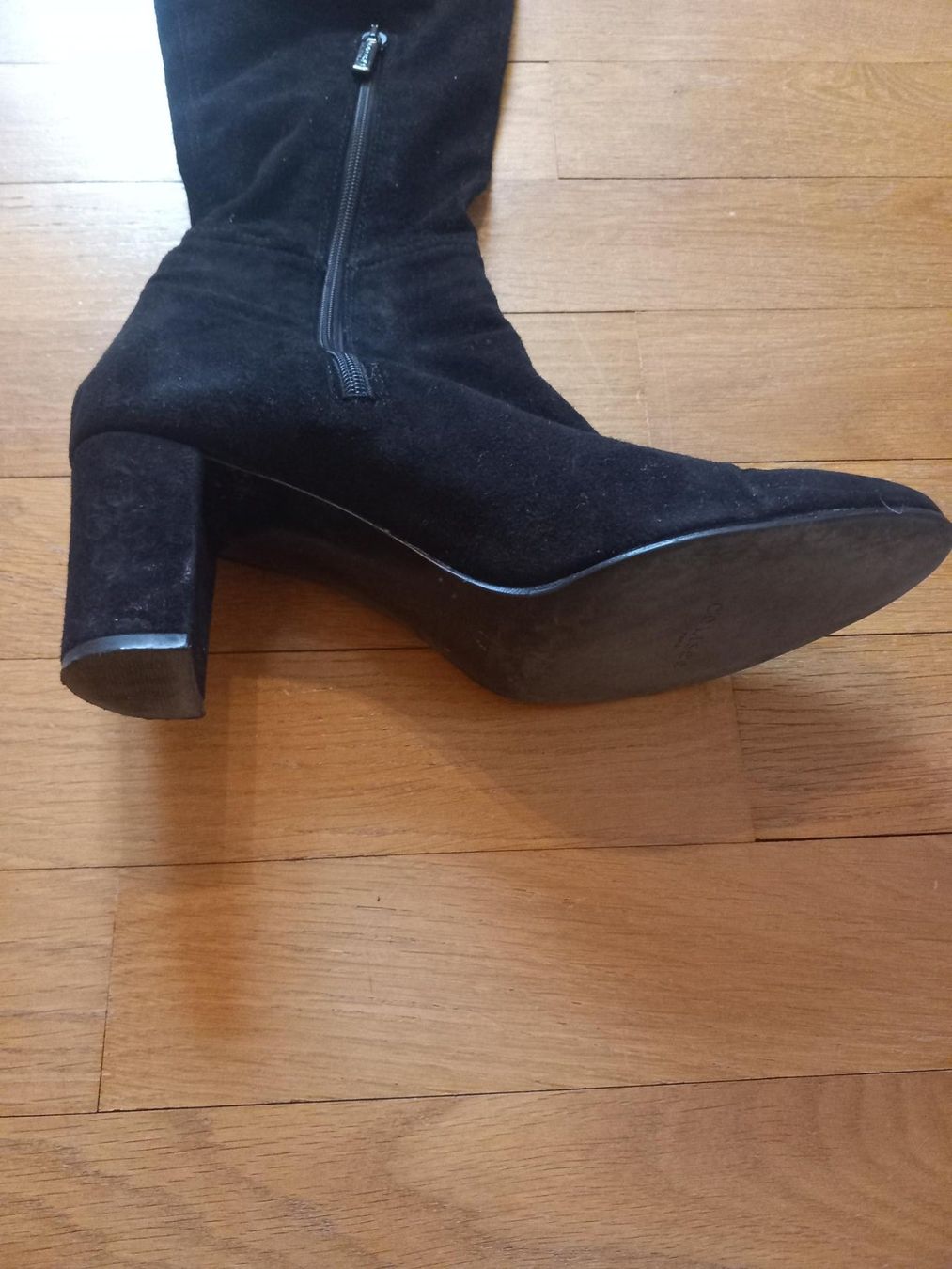 Damenschuhe: Cuissardes daim noir T.38 – Gebraucht aus Troinex von awh_m65m 5