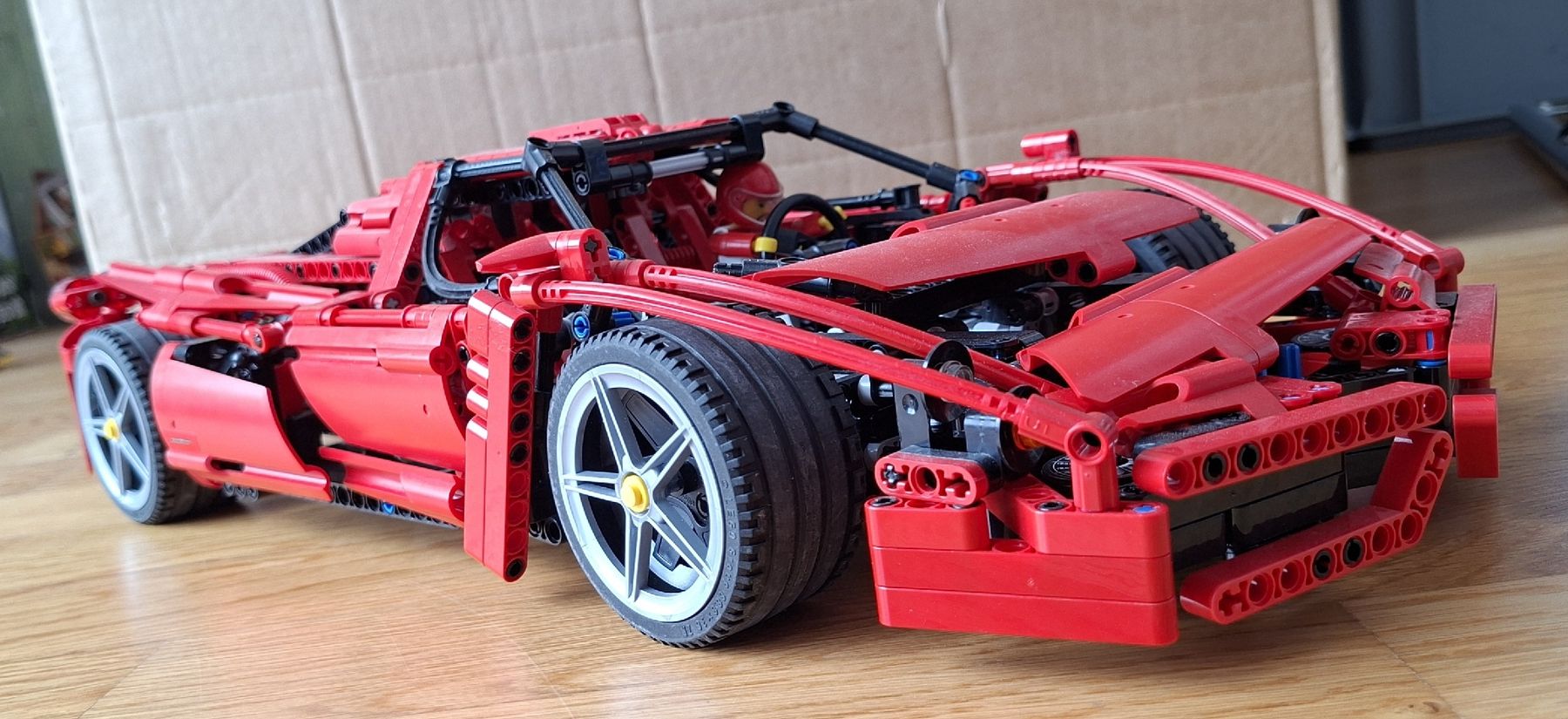 Ferrari Modellautos: Ferrari aus Klemmbausteinen, ca. 46cm lang – Gebraucht aus Horw von McChili 1