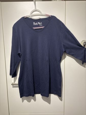 Charles Vögele Basic T-Shirt dunkelblau, Grösse XXL