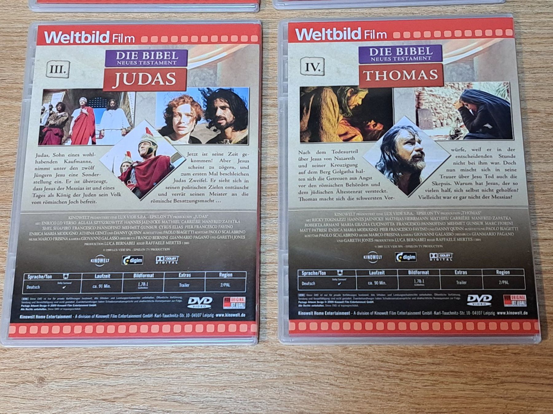 Tutti i DVDs: Die Bibel, Das neue Testament, Boxset mit 4 Discs – Nuovo (secondo la descrizione) da Unterseen venduto da Kanica 6