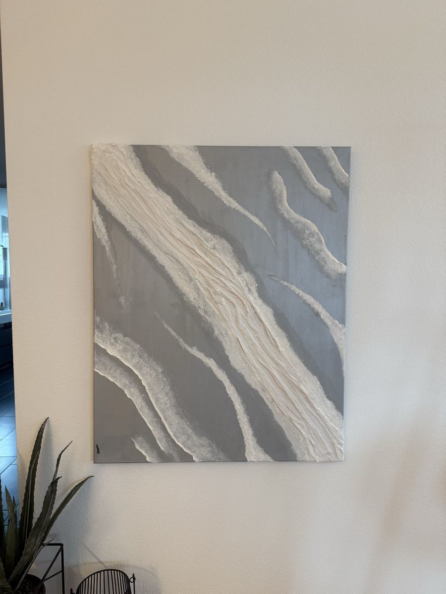 Foto & Immagini: Moderne Kunst, Silber und Weiss, einzigartiges Design! – Nuovo (secondo la descrizione) da Pfäffikon ZH venduto da ShanonF 2