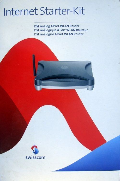 Swisscom DSL analog 4 Port WLAN Router **NEU** (Neu und ...