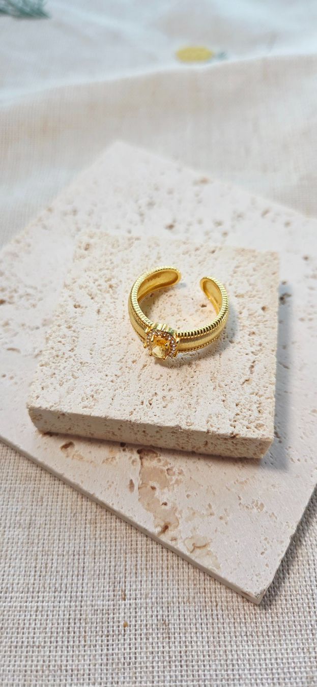 Anelli: NEW - S925 Citrine Ring (Adjustable) – Nuovo (secondo la descrizione) da Zürich venduto da cin_wcf6 3