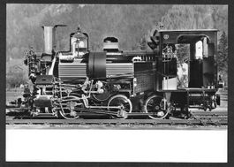 Schmalspurige Zahnradlokomotive der Brüniglinie 1905