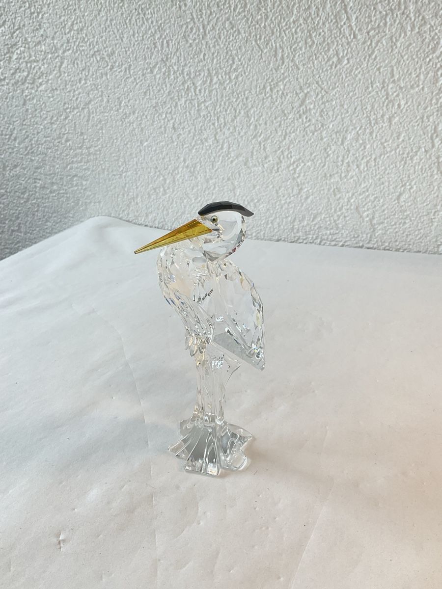 Swarovski Statuette: Swarovski Crystal, Héron argenté  – Usato da Malleray venduto da Robot12 1