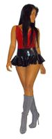 Latex Lambada Rock mit Zip -  Gr. S