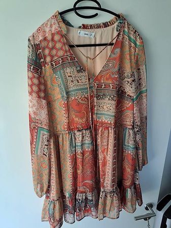 Paisley Kleid Mango Grösse S