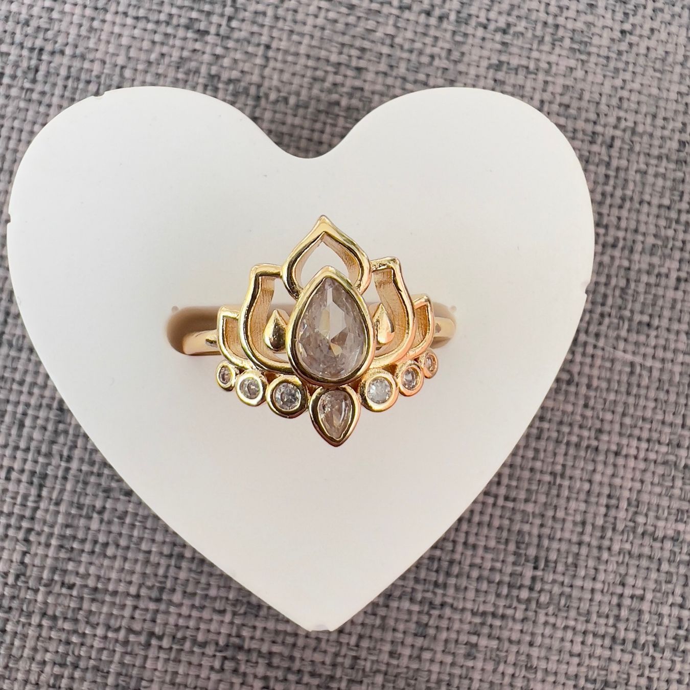 Anelli: Bague Lotus - Lotus Edelstahlring – Nuovo (secondo la descrizione) da Pully venduto da sunaddict 3