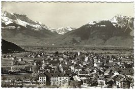 AK Aigle VD, Les Dents du Midi - 1939 ungelaufen