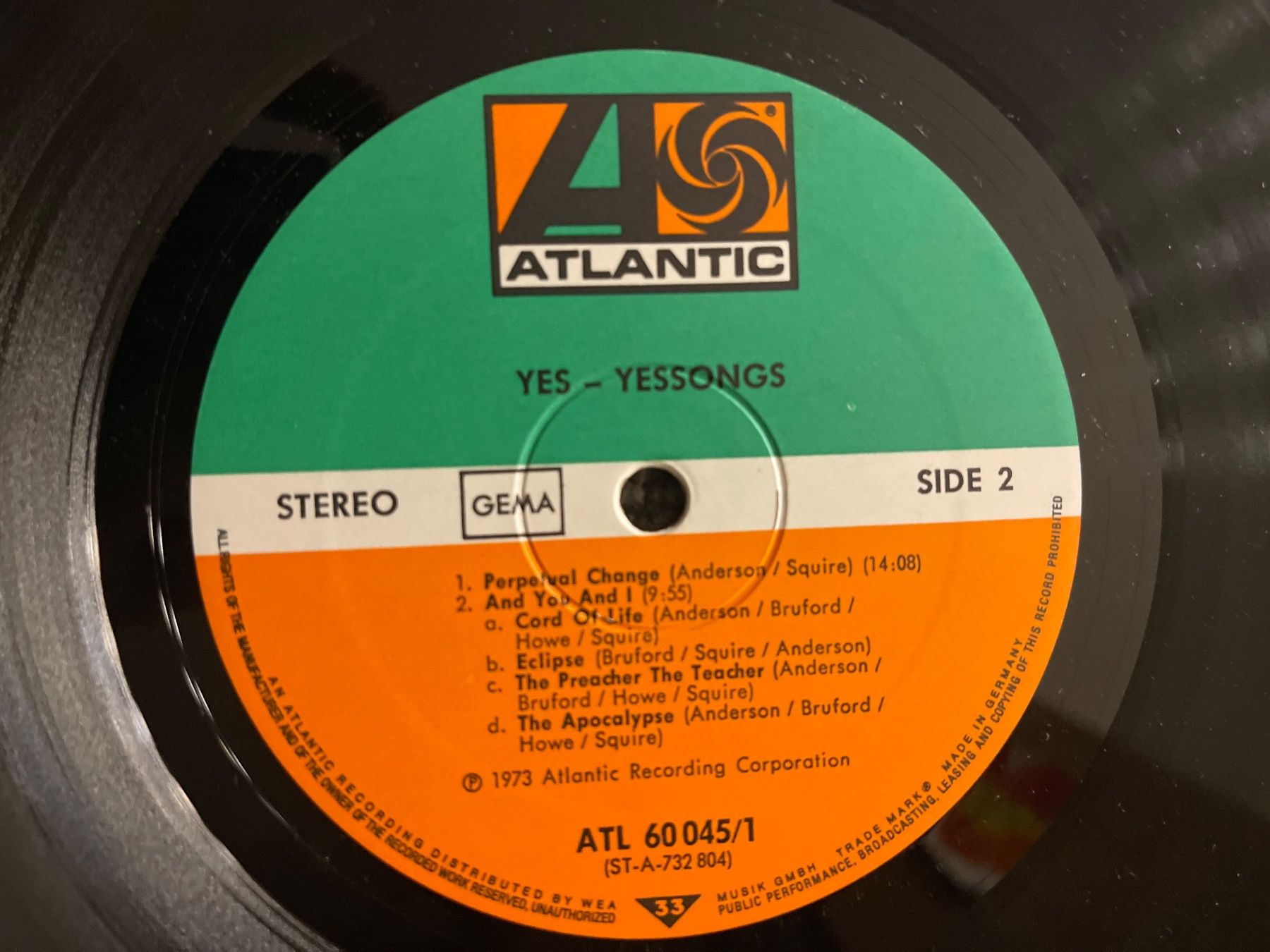 Dischi in vinile: S44/Yes - Yessongs – Usato da Frutigen venduto da Philippe_jsp 3