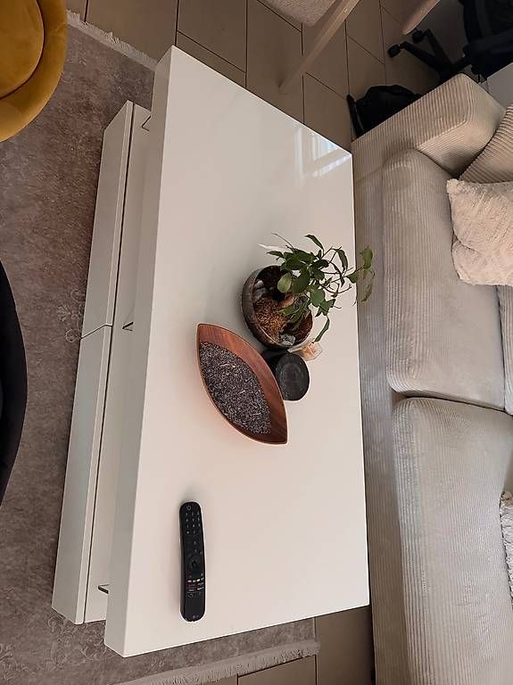 Tables: Table basse blanche avec rangement – D'occasion à Lucens par fit_hsj5 3