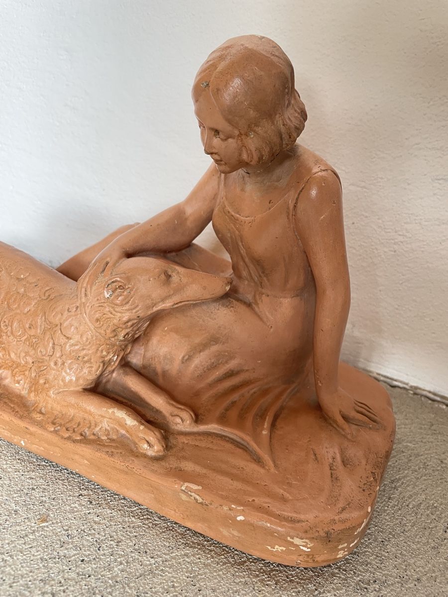 Sculture & Statue: Schöne Terracotta Skulptur 1920 – Usato da Benken SG venduto da tame_impala 1