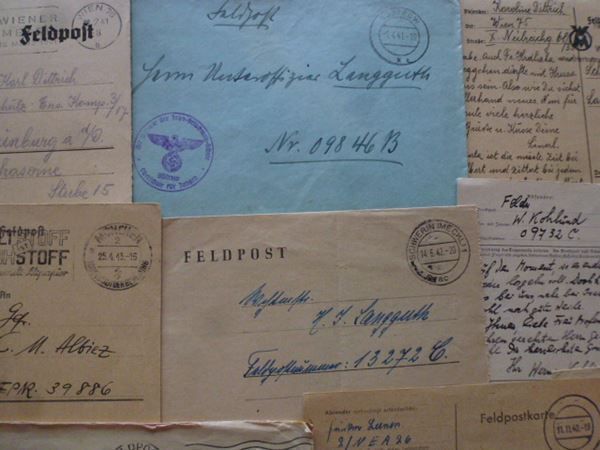 Tutti i francobolli: Lot ++ über 30 alte Belege Feldpost DR – Usato da Walkringen venduto da Casablanca777 2