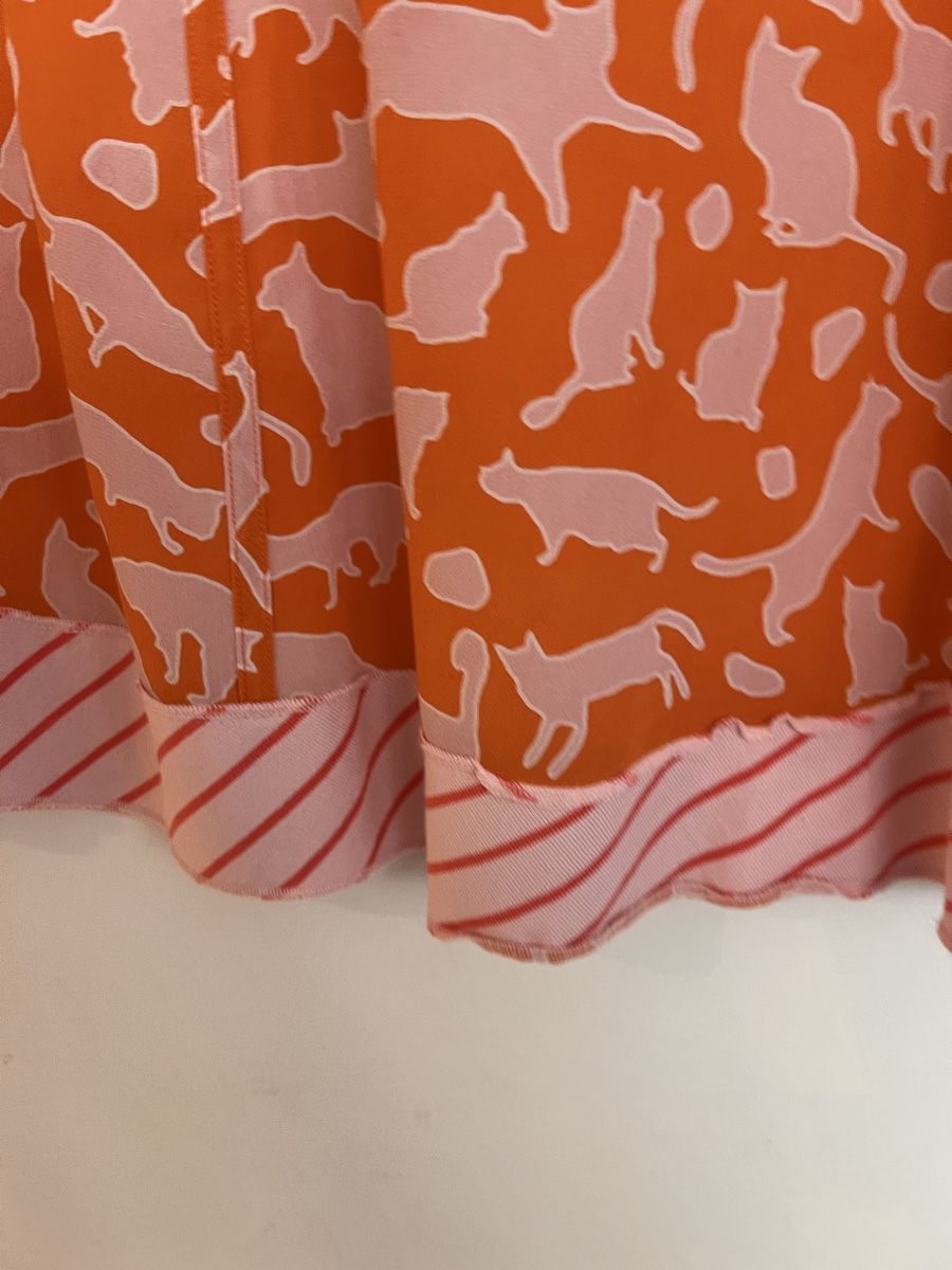 Marc Cain Blusen: Bluse Marc Cain, Gr. 36, orange rosa Katzen – Gebraucht aus Solothurn von Brini06 2