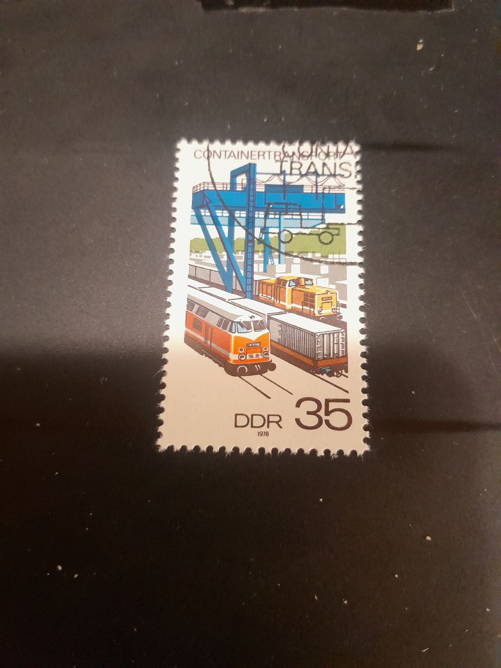 Tous les timbres: DDR RDA Trains et conteneurs- 1978 – D'occasion à Marly par globetrotter1723