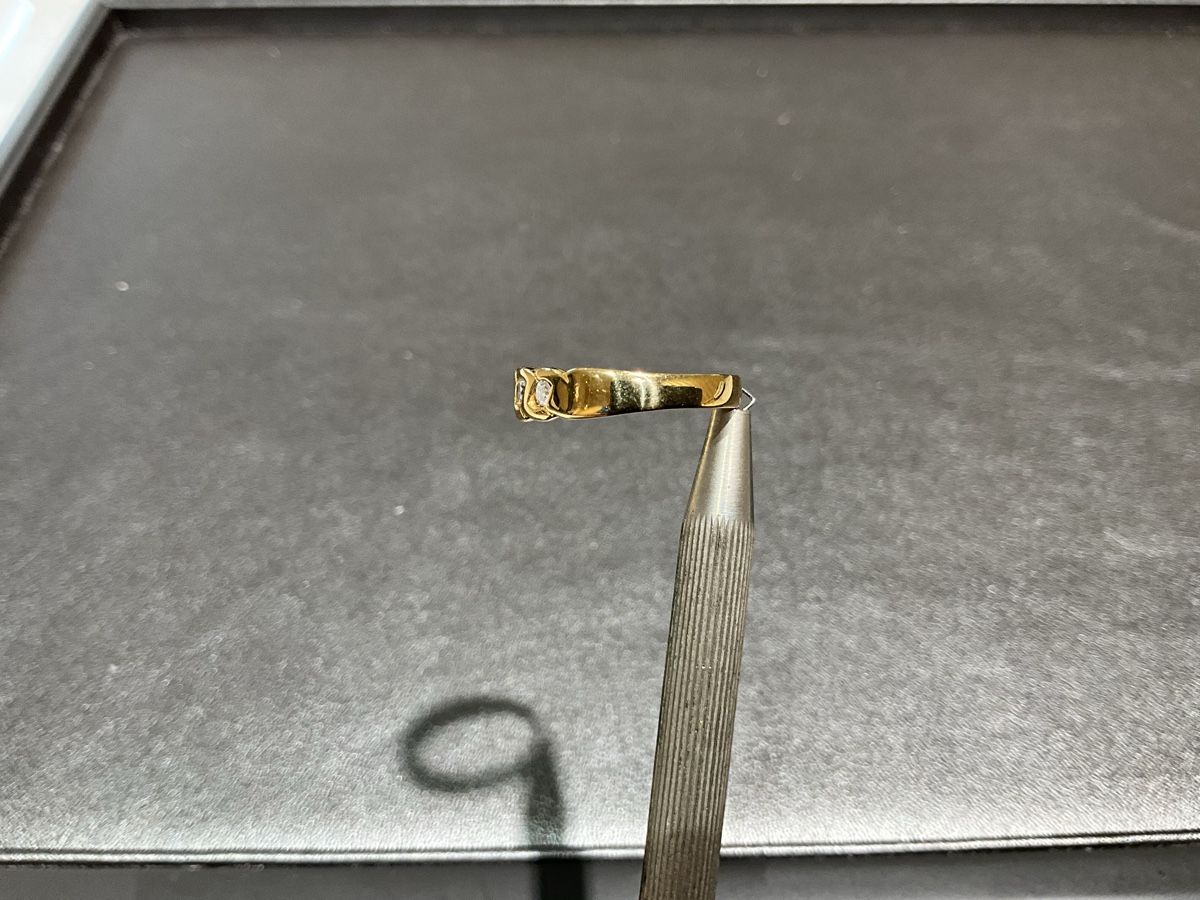 Anelli: Damenring 18k Gold mit Diamant – Usato da Schaffhausen venduto da glamour-shop 1