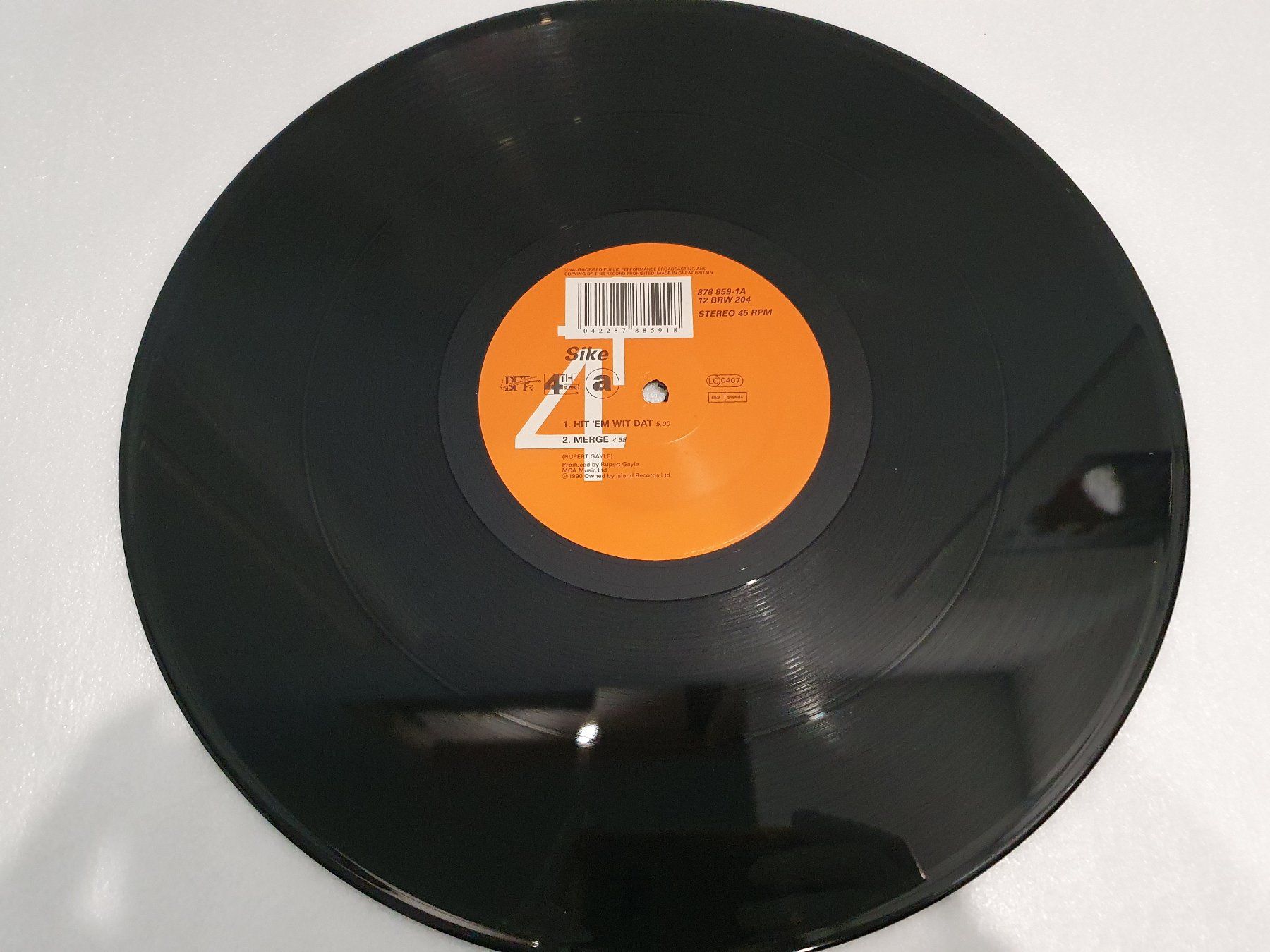 Schallplatten: Sike – Hit 'em Wit Dat (Techno, Deep House) – Gebraucht aus Uster von Vinyl-Leidenschaft 3