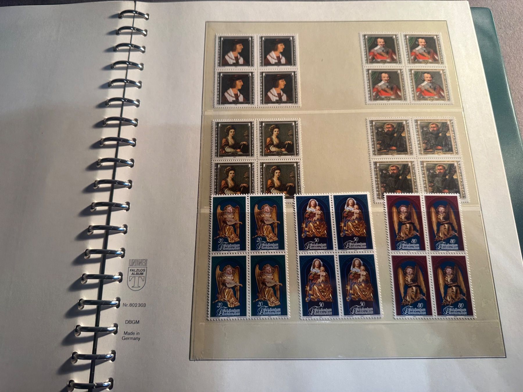Tutti i francobolli: Sammlung 4er Blöcke Postfrisch** FL Lichtenstein 235+ Stück – Usato da Stettfurt venduto da 2442 4