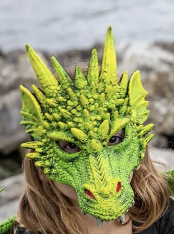 Costumi: Neues Drache-Set, Maske, Schwanz, Handschuhe – Nuovo (secondo la descrizione) da Birr venduto da savasdee 1