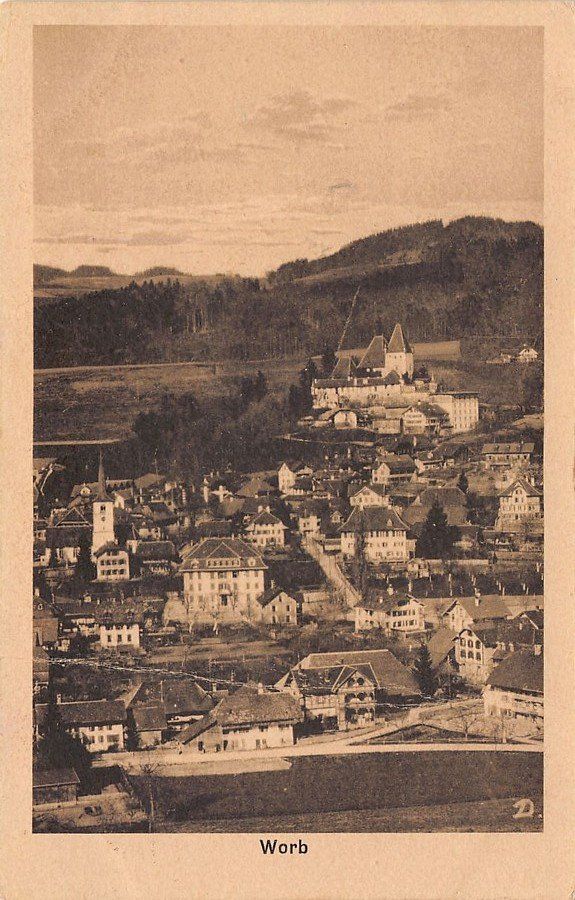 Cartoline postali: Worb, Feldpost 1922 VERPFL.-ABT. 3 – Usato da Frauenfeld venduto da POML