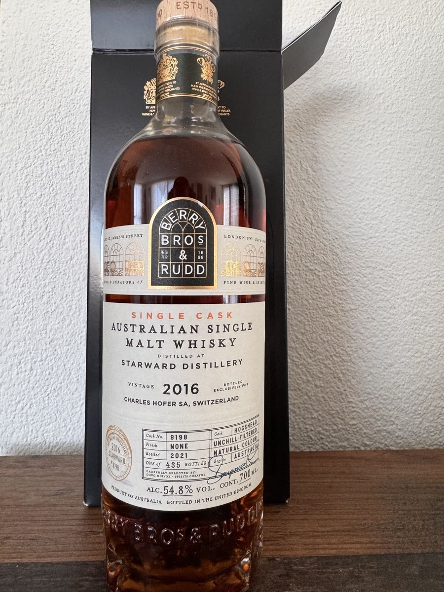 Bevande alcoliche: Starward Whisky Single Cask 2016 - Charles Hofer SA CH – Nuovo e nell'imballaggio originale da Watt venduto da SwissBlueLine