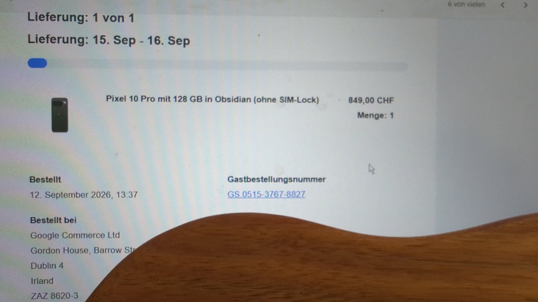 Google Telefoni cellulari / Smartphones: Google Pixel 10 Pro – Nuovo e nell'imballaggio originale da Menznau venduto da kri_fkj8 2