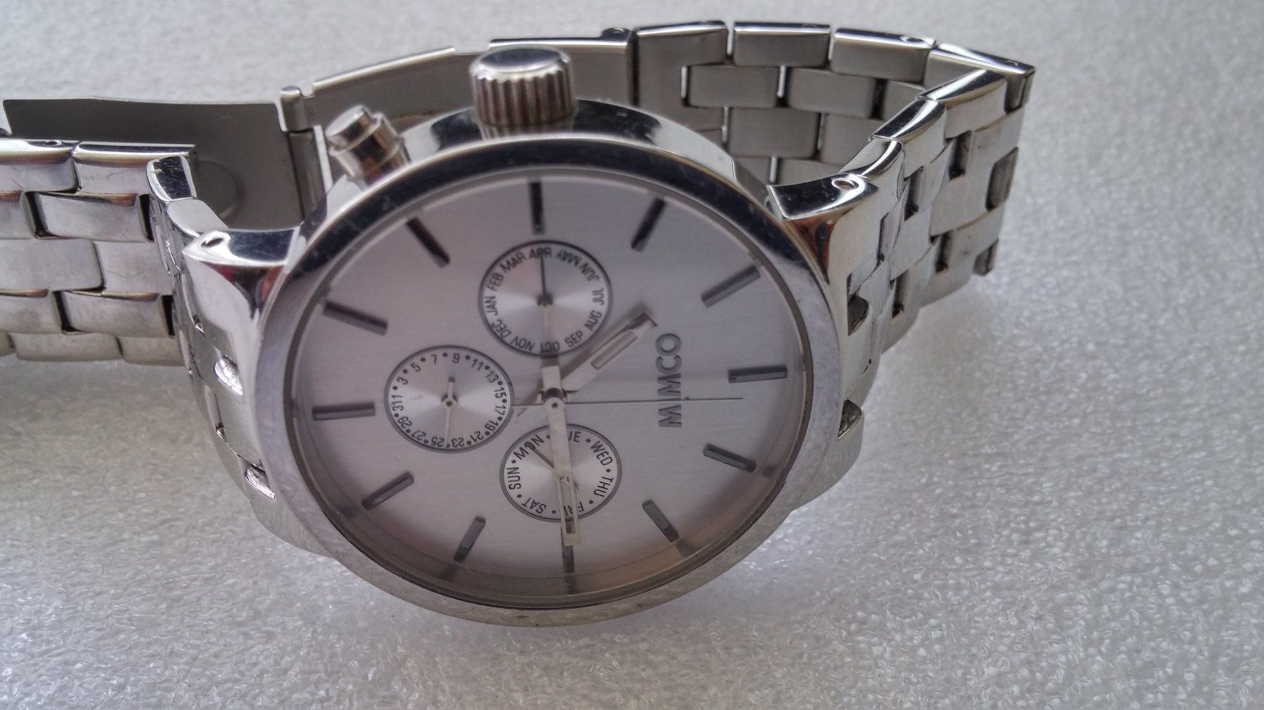 Orologi: Mimco Quarz Edelstahl Uhr – Usato da Zürich venduto da sendbad 1